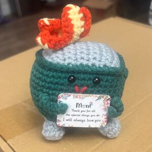 Emotional Support Dumpster Fire for Mom Crochet